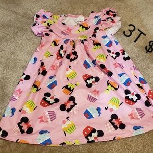 3t cupcake disney birthday dress euc